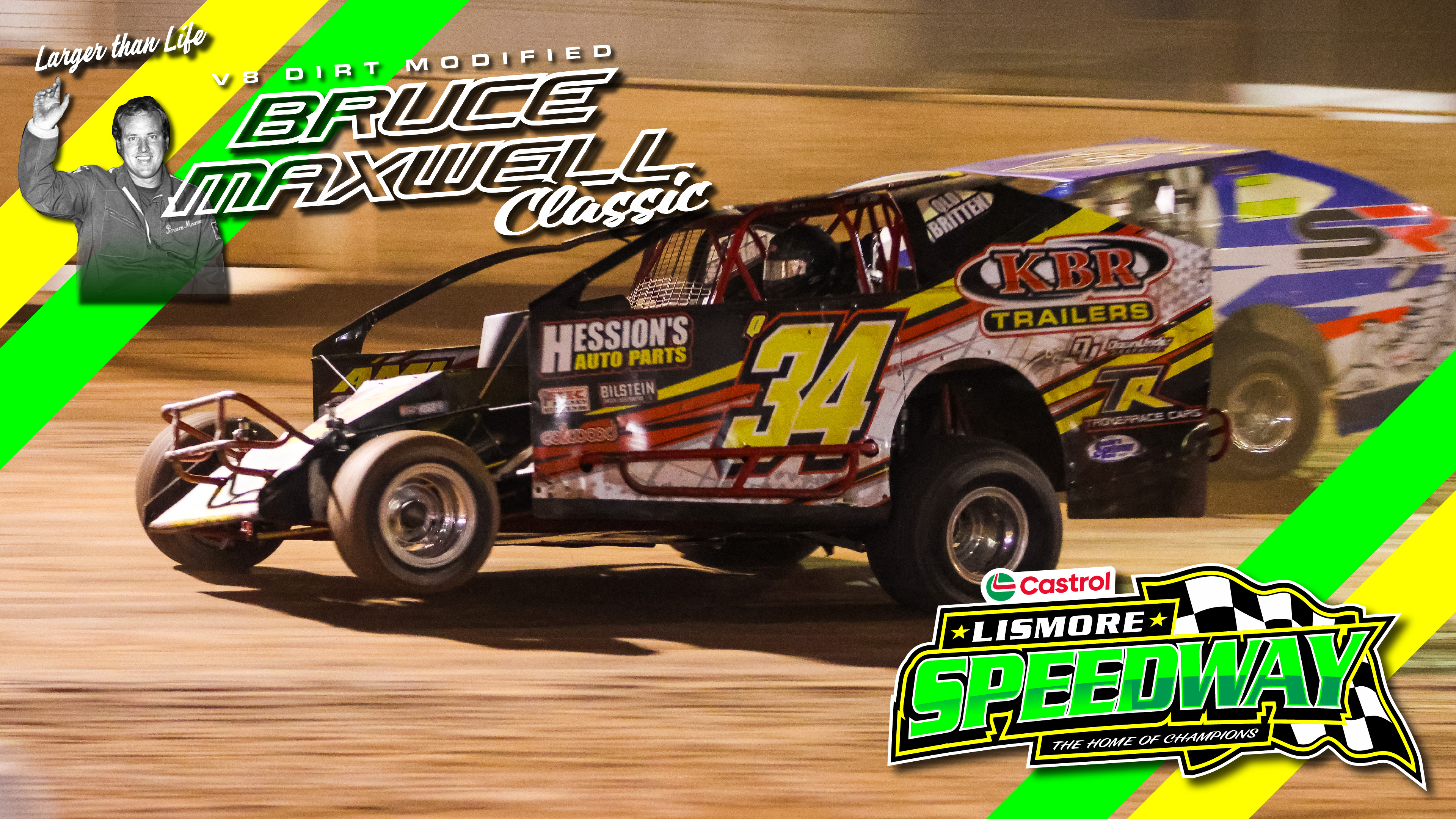 30th Mar 2024 | Lismore - V8 Dirt Modified Bruce Maxwell Classic (N1)