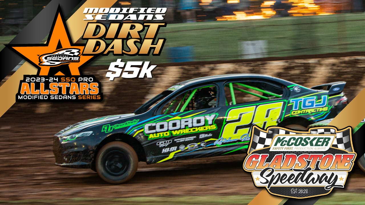 11th Nov 2023 Gladstone Modified Sedan Allstar Series R06, Dirt
