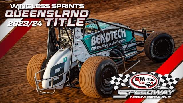 13th Jan 2024 | Toowoomba - Queensland Wingless Sprints Title 2023/24
