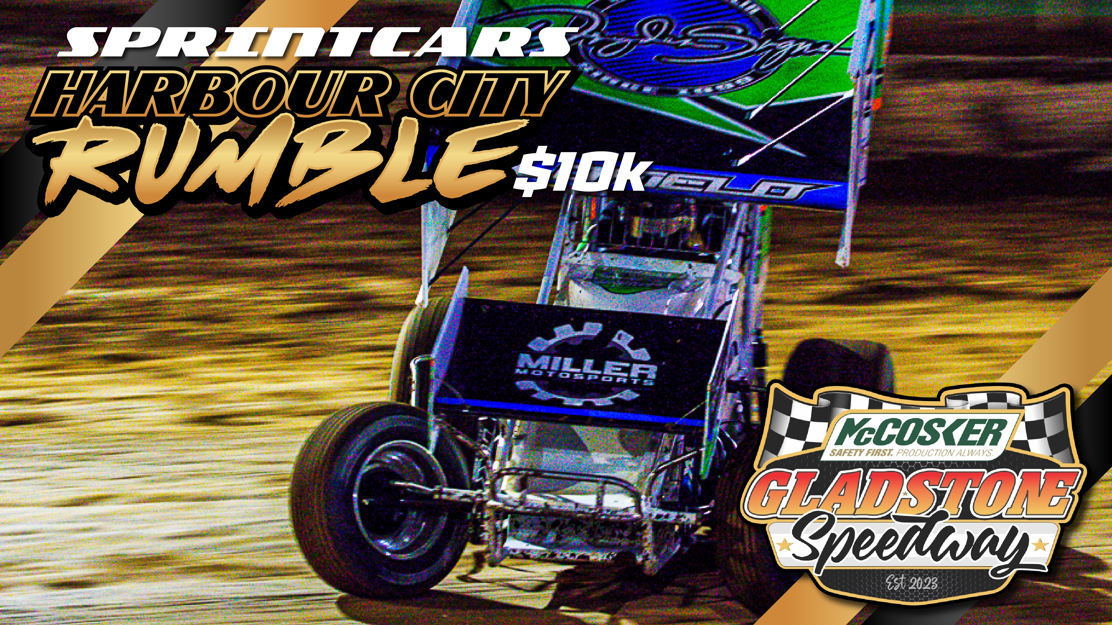14th Oct 2023 | Gladstone - Sprintcars Harbour City Rumble $10k