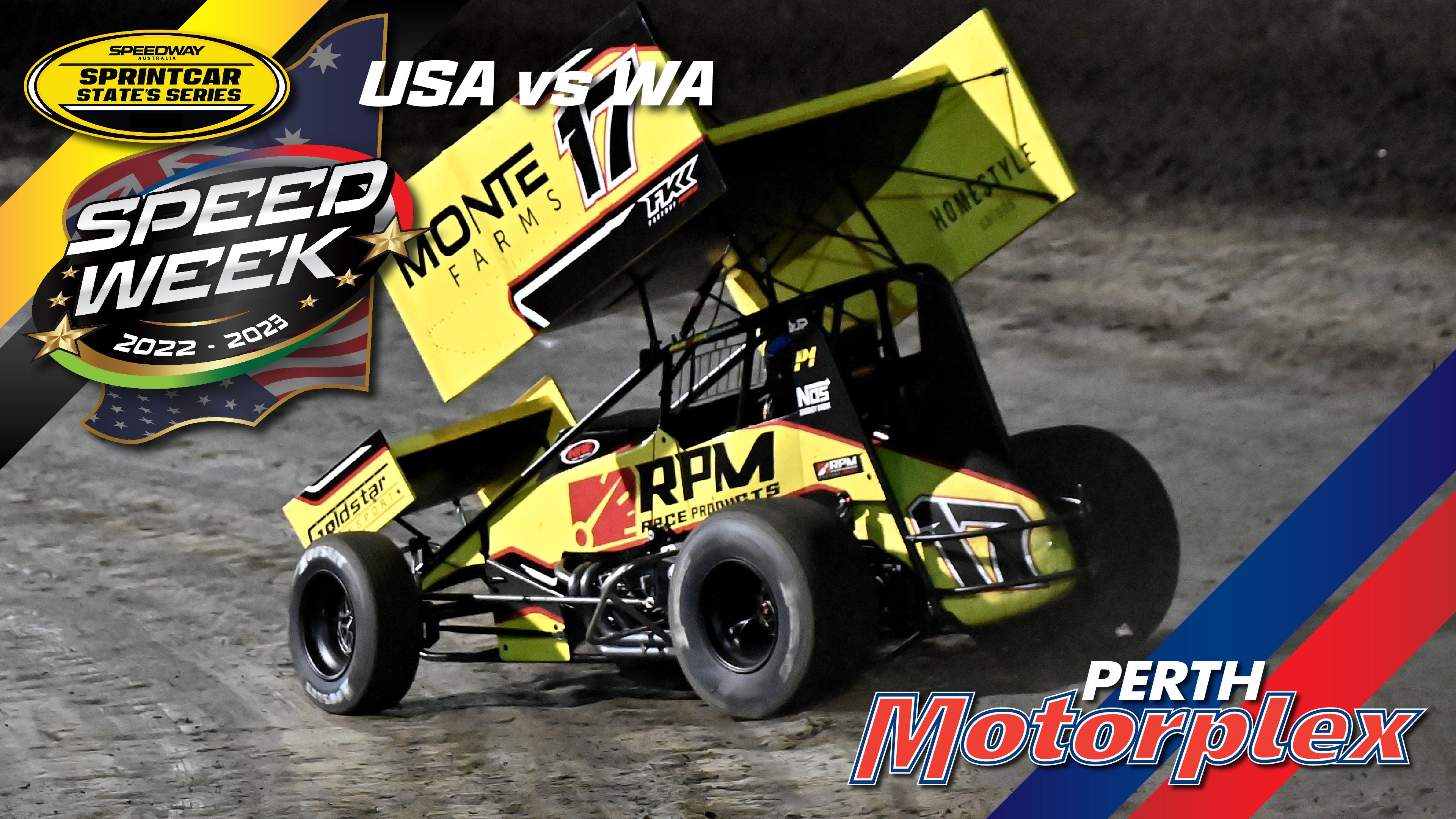 2nd Jan 2023 | Perth - USA vs WA Sprintcar Speedweek, State Series WA 2022/23