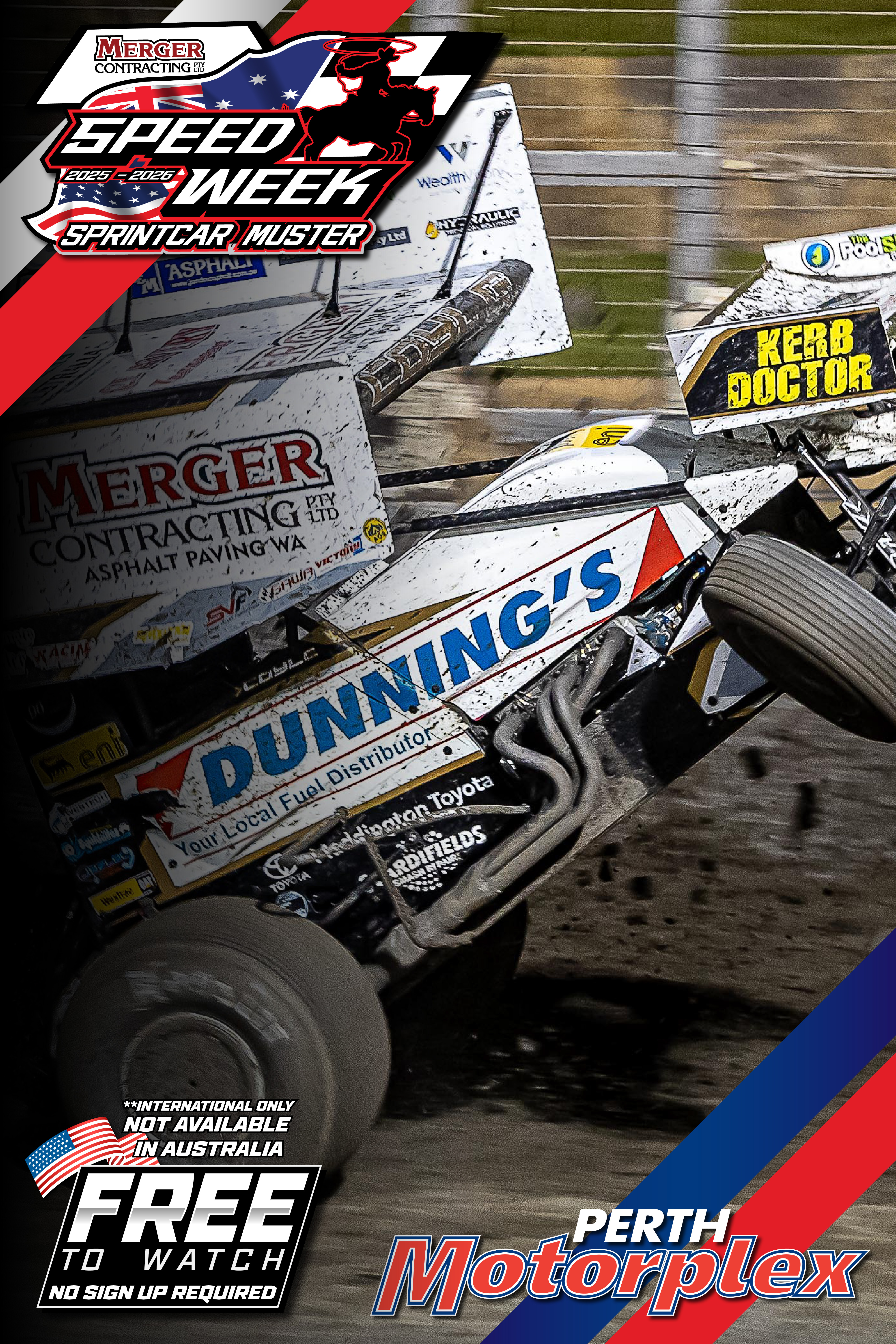 2nd Jan 2026 | Perth - USA vs. WA Sprintcar Speedweek Muster