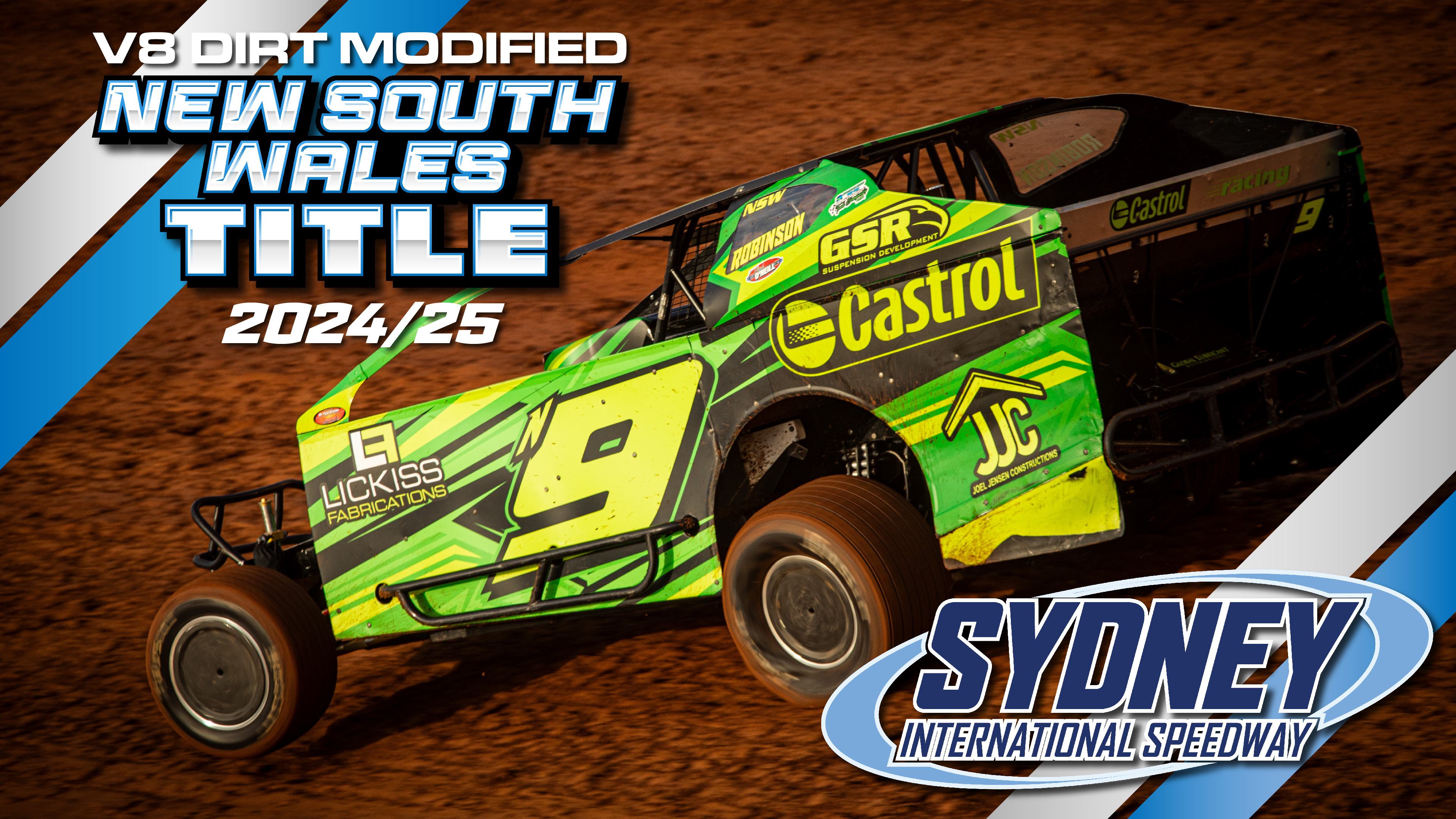 5th Oct 2024 | Sydney - NSW V8 Dirt Modified Title 2024/25