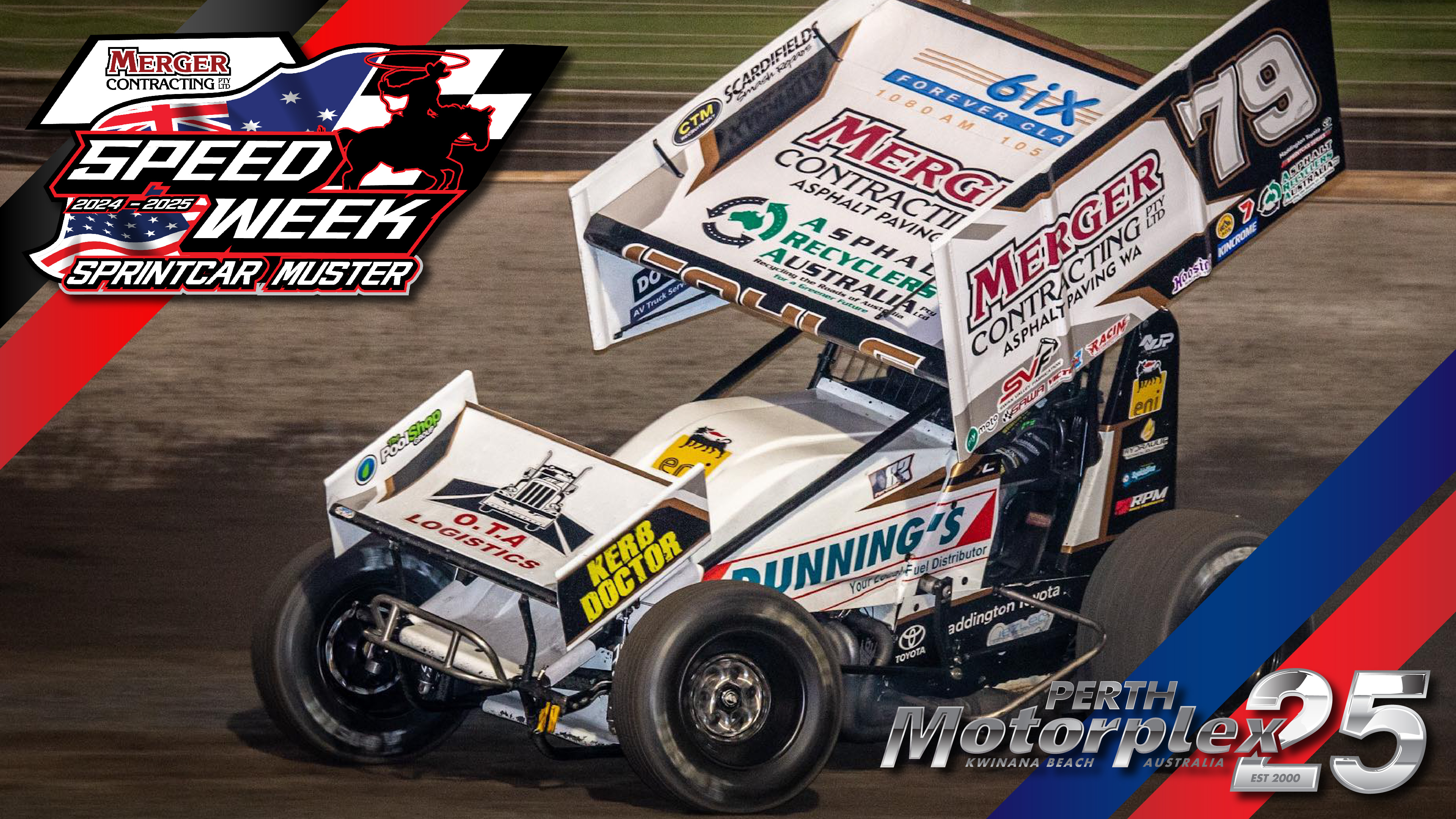 2nd Jan 2025 | Perth - USA vs. WA Sprintcar Speedweek