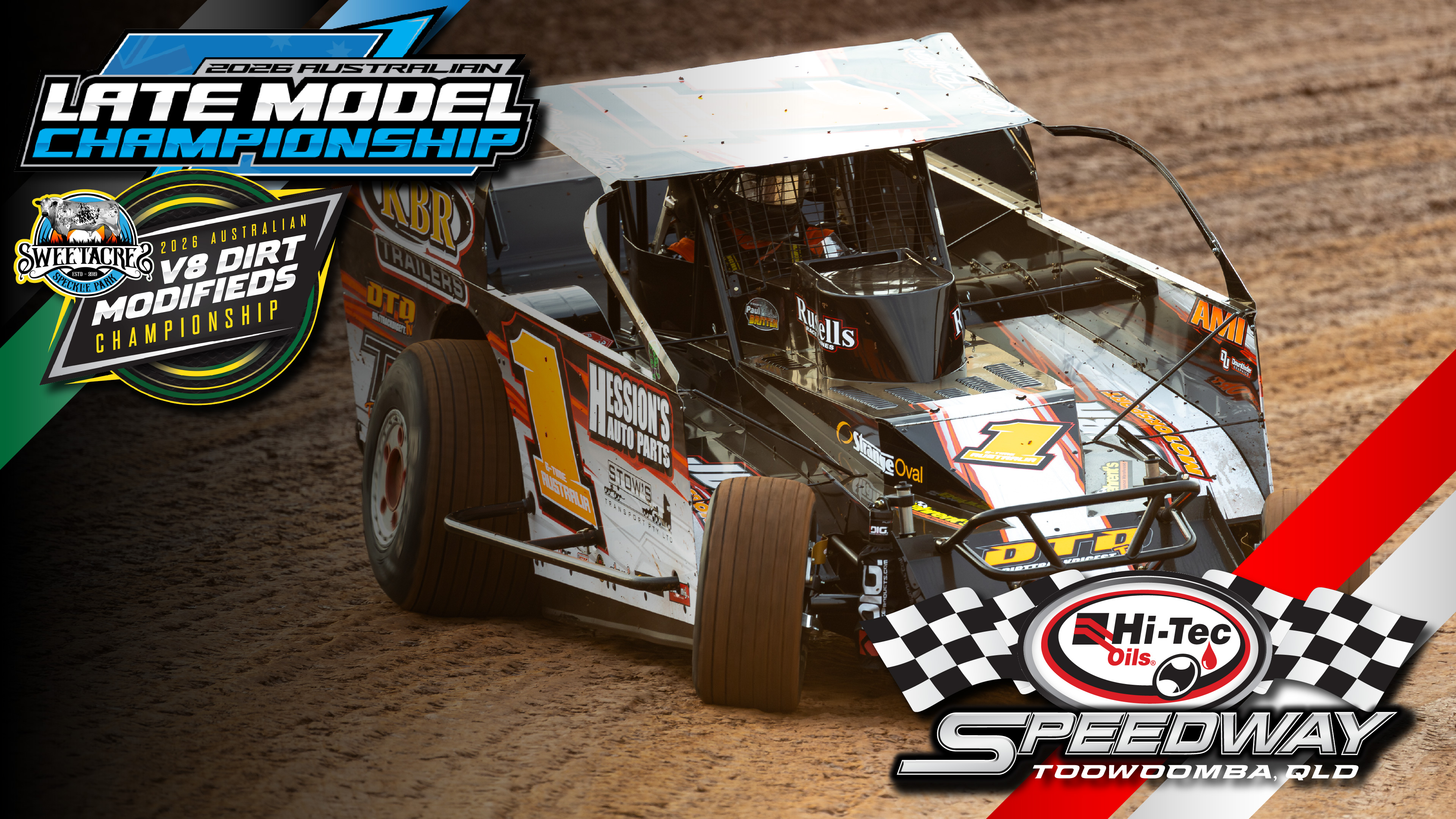 2nd May 2026 | Toowoomba - Aus Late Model & V8 Dirt Modified Titles 2025/26 (N1)