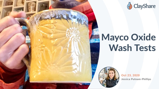 Mayco Oxide Wash Tests