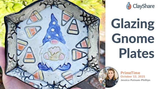 Glazing Gnome Plates