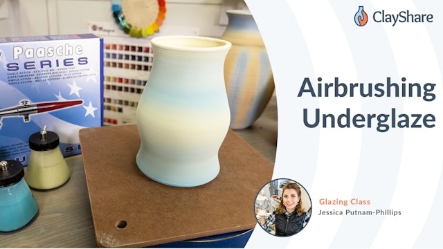 Airbrushing Underglaze - ClayShare Online Pottery and Ceramics Classes, Start Learning for Free