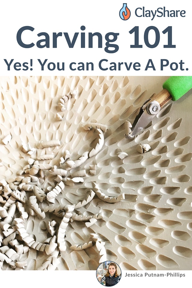 Carving 101 - Yes You Can Carve A Pot