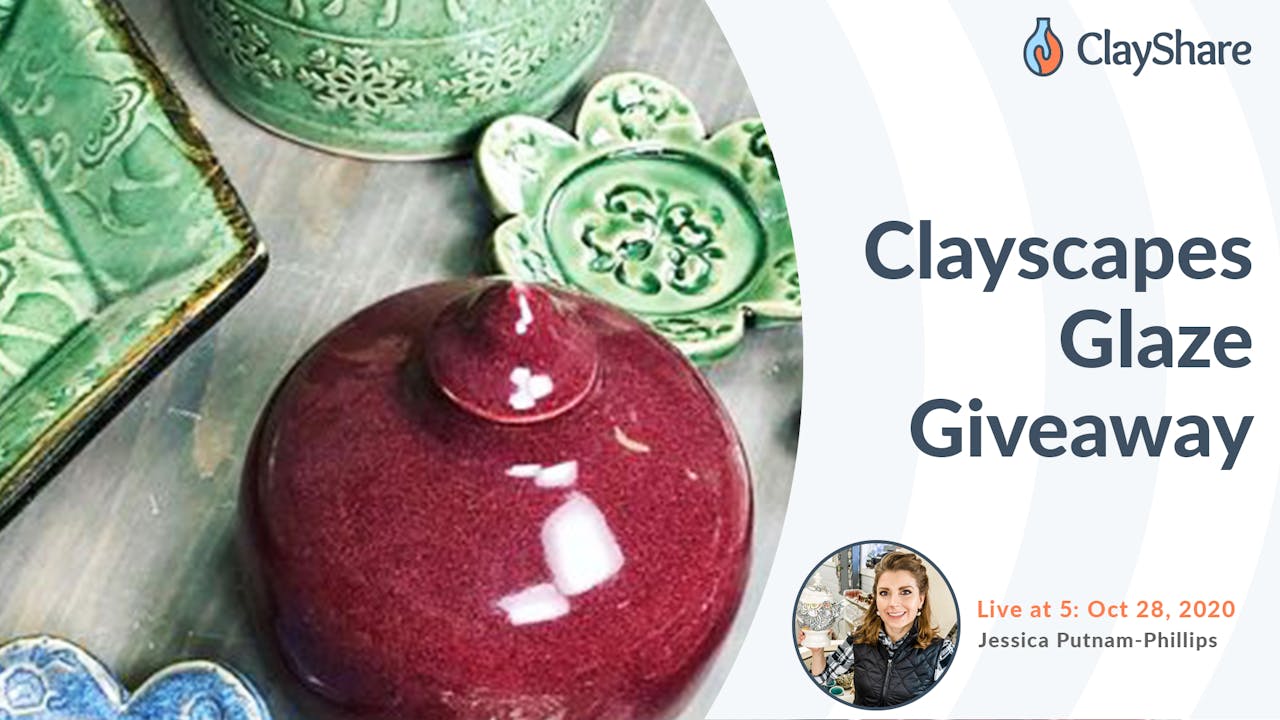 Clayscapes Glaze Giveaway 2020 ClayShare Online Pottery and