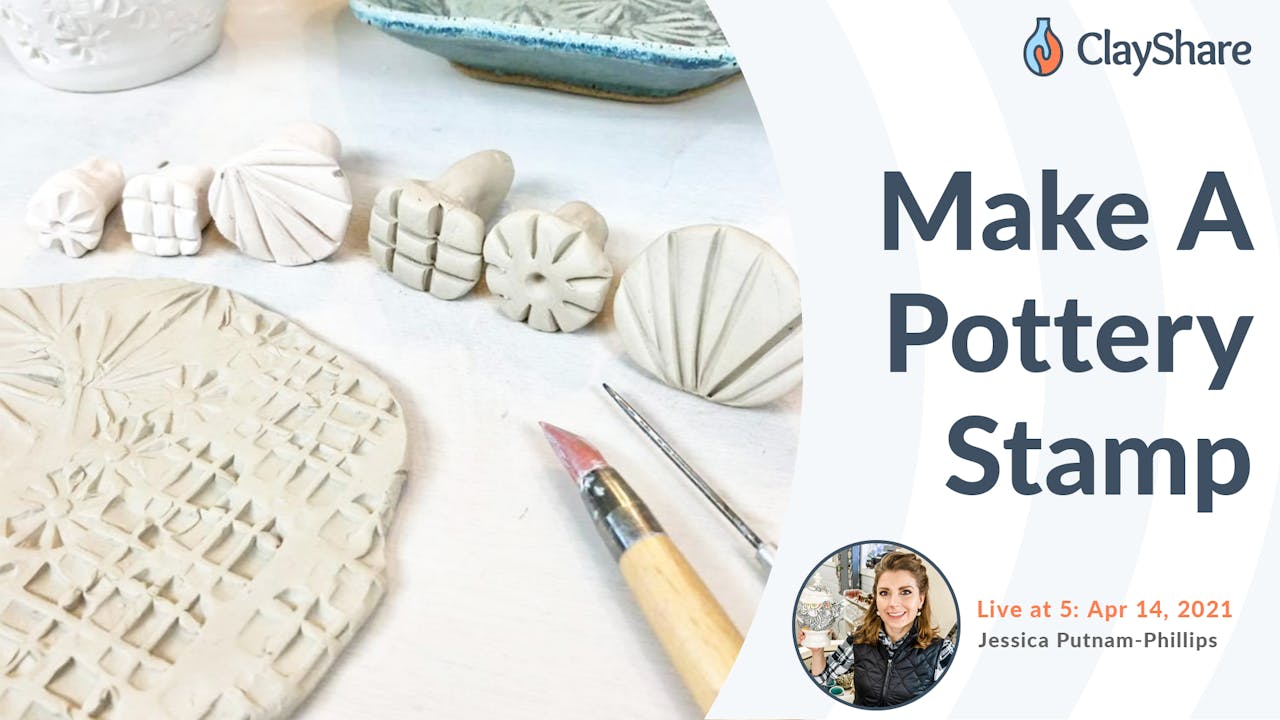 Making A Pottery Stamp - ClayShare Online Pottery and Ceramics Classes, Start Learning for Free