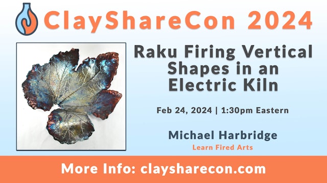Raku Firing Vertical Shapes in an Electric Kiln