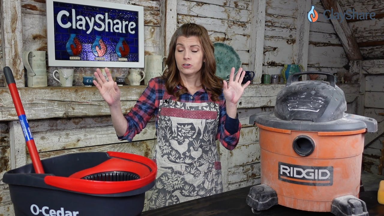 CleanStudioFloors Cleaning Your Studio ClayShare Online Pottery