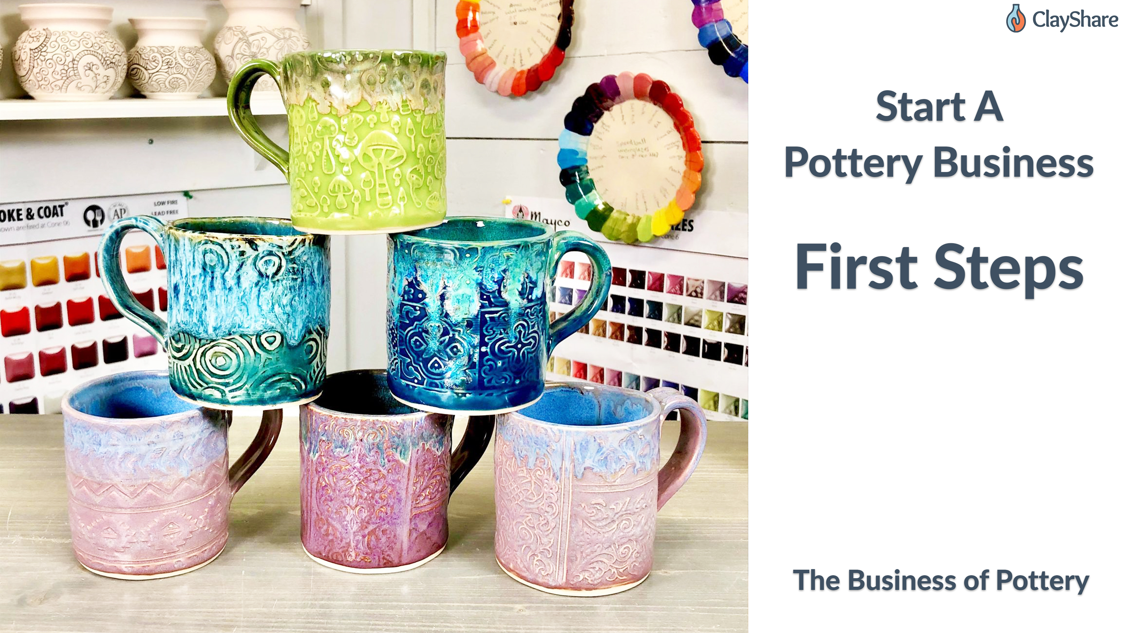 Start A Pottery Business First Steps ClayShare Online Pottery and