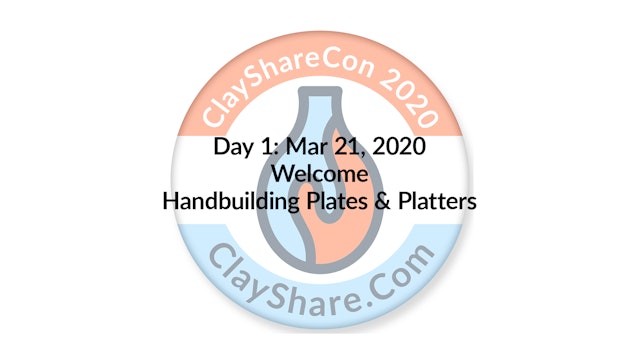 Handbuilding Plates and Platters