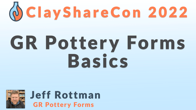 GR Pottery Forms Basics