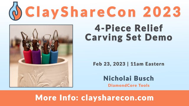 4-Piece Relief Carving Set