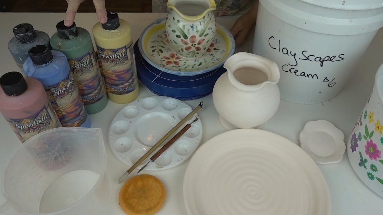 SD2002 Majolica ClayShare Online Pottery and Ceramics Classes