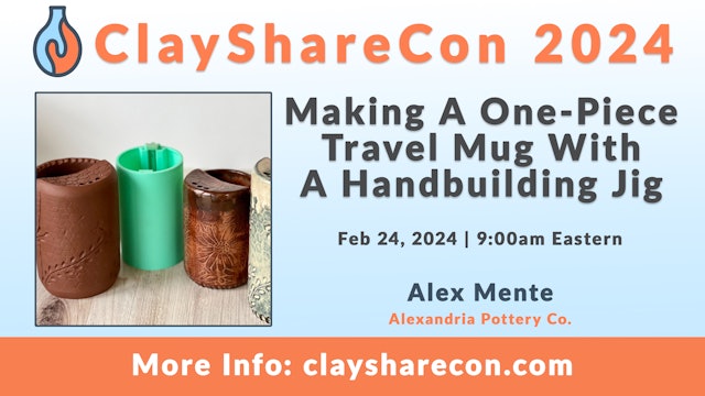 Making A One-Piece Travel Mug With A Handbuilding Jig