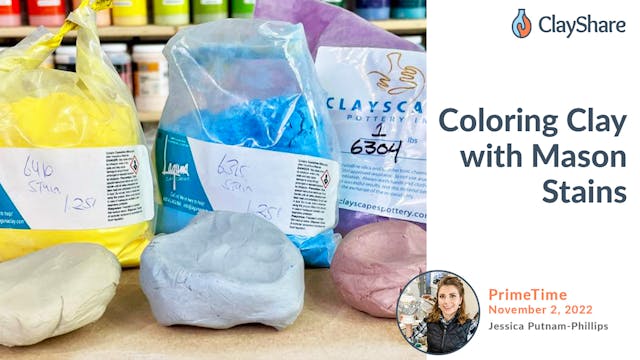 Coloring Clay with Mason Stains