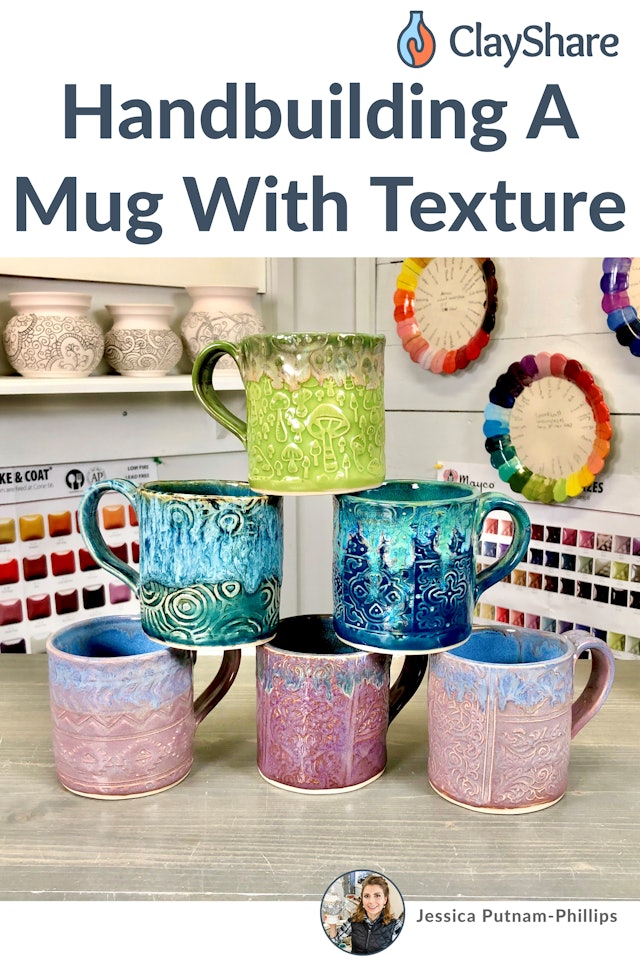 Handbuilding a Mug with Texture