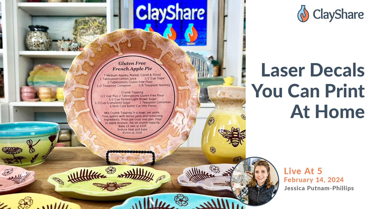 Laser Decals You Can Print At Home ClayShare Online Pottery and
