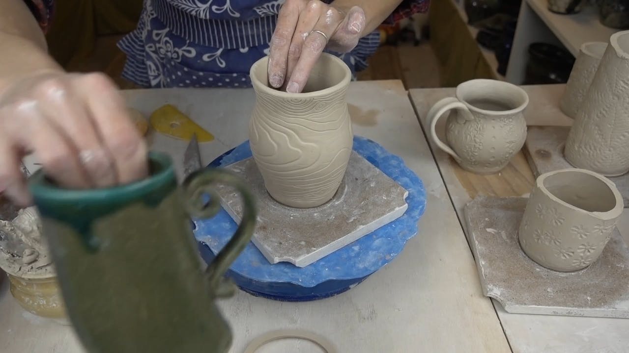 HB10208 Extruding A Mug ClayShare Online Pottery and Ceramics
