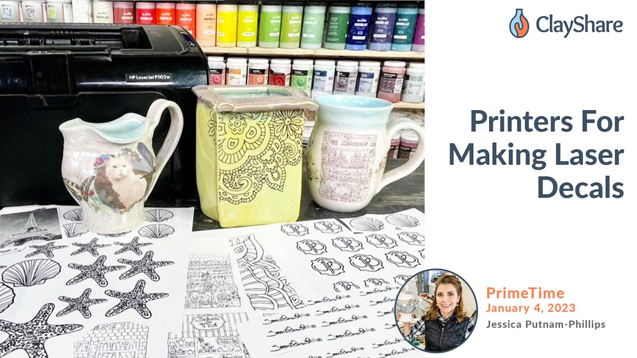 Making Your Own Underglaze Transfers - ClayShare Online Pottery