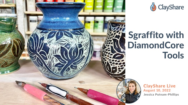 Sgraffito with DiamondCore Tools