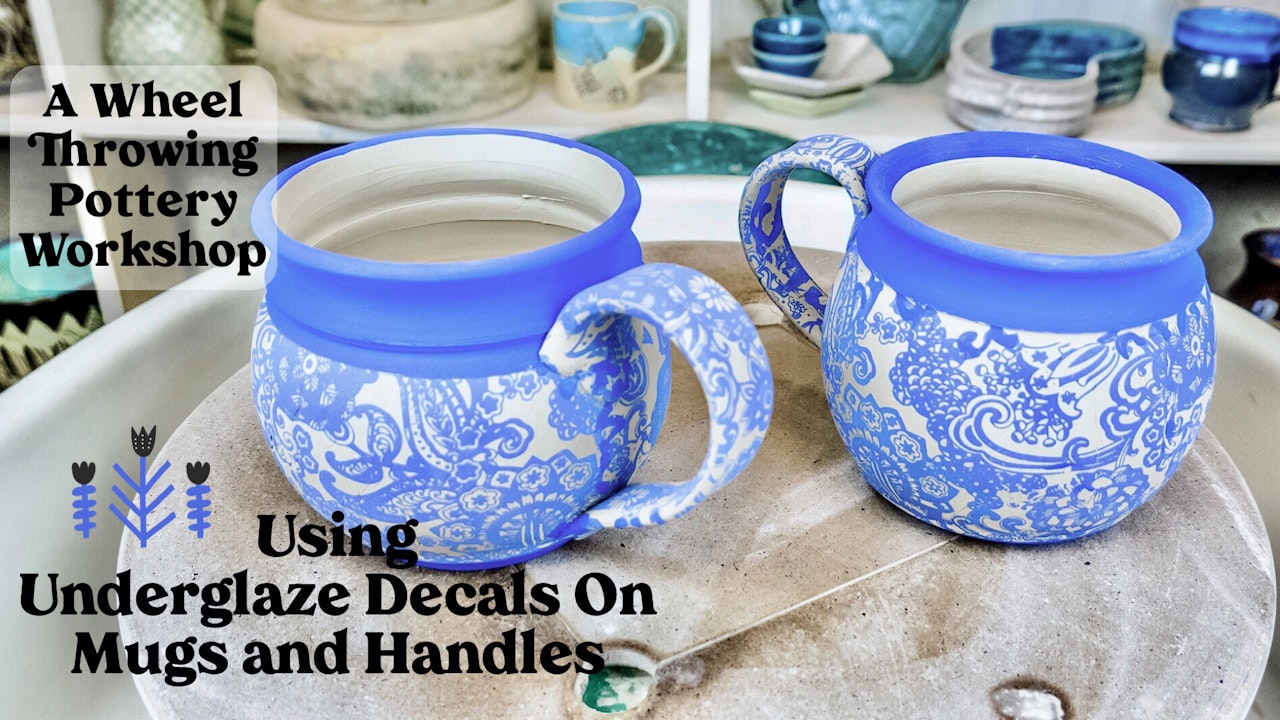 Clayshare - Today's featured class: Using underglaze transfers/decals on  wheel thrown pottery!   Sign up for our free 7 day trial and start making pottery today!