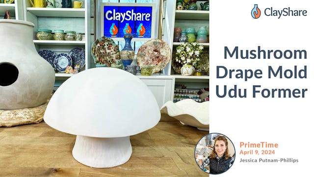 Mushroom Drape Mold Udu Former