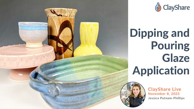 Dipping and Pouring Glaze Application