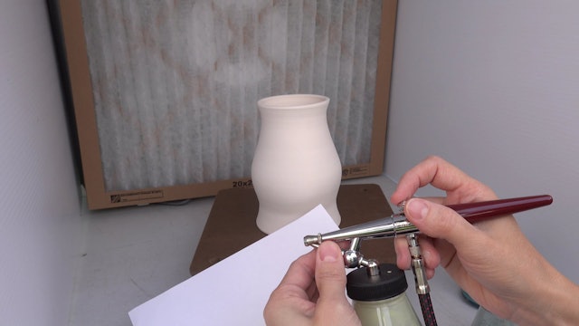 Airbrushing Underglaze - ClayShare Online Pottery and Ceramics
