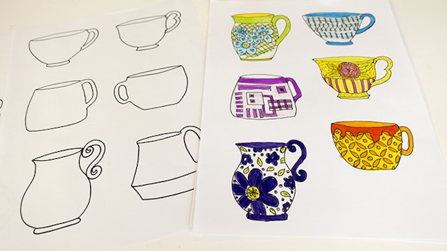 Drawing Teacups and Mugs