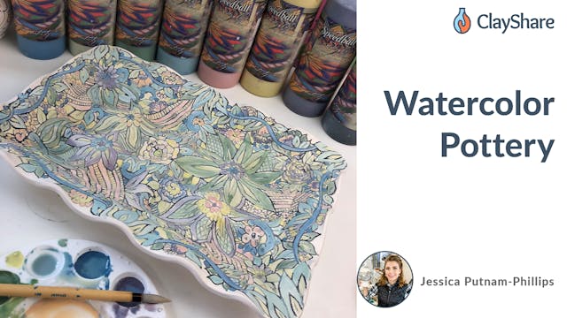 Watercolor Pottery