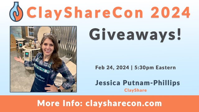 ClayShareCon 2024 Giveaways And Wrap Party