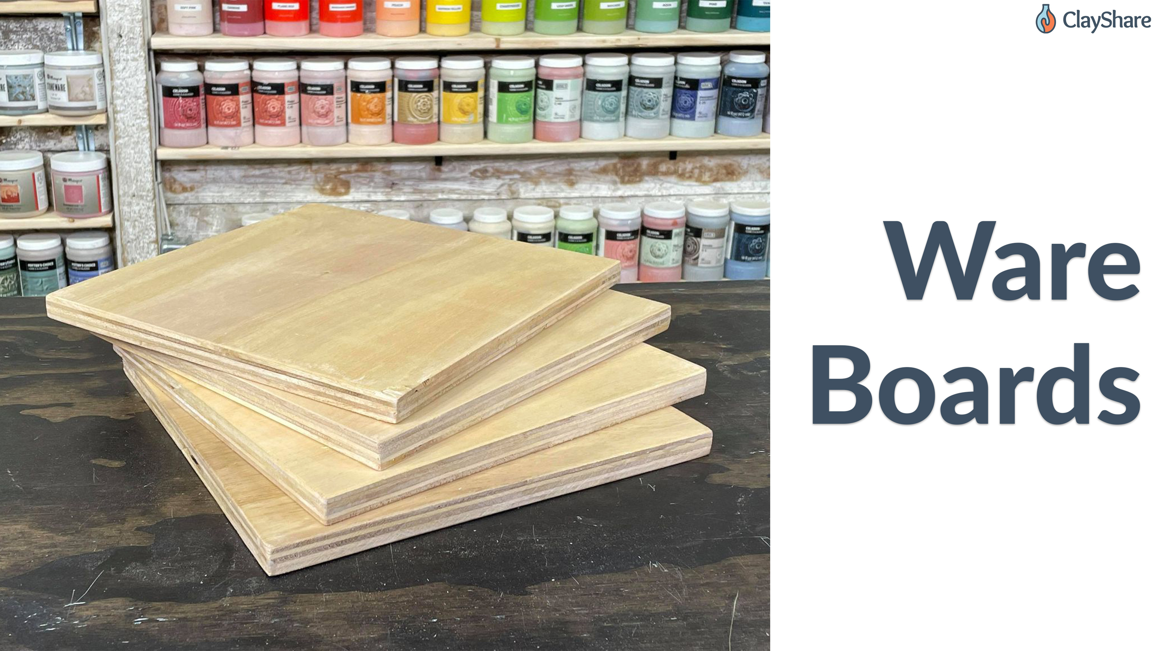 Ware Boards ClayShare Online Pottery and Ceramics Classes Start