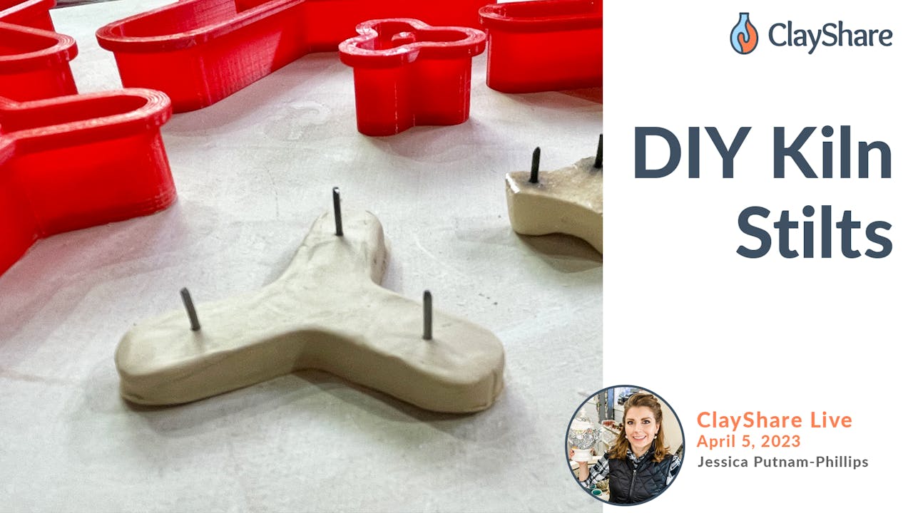 DIY Kiln Stilts ClayShare Online Pottery and Ceramics Classes Start