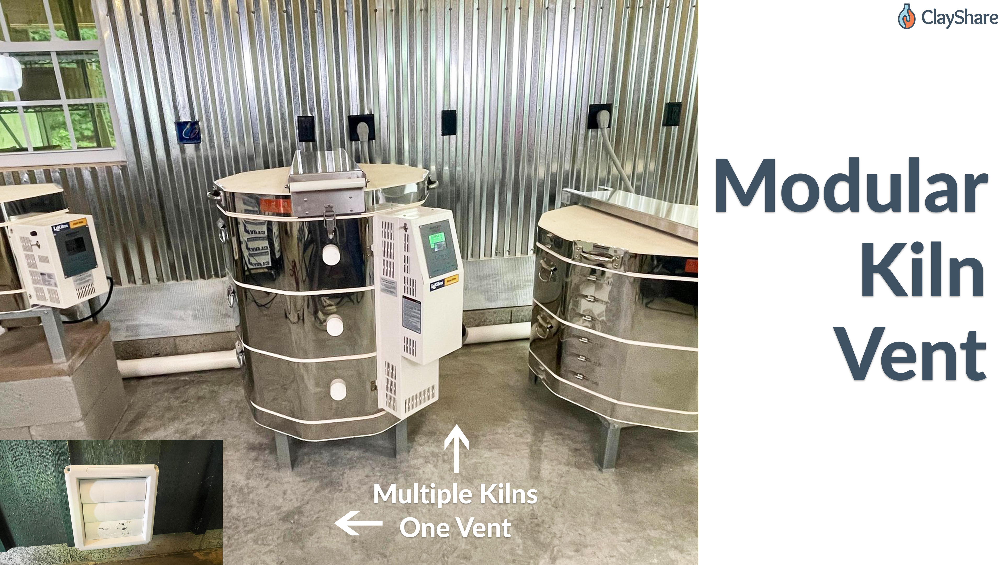 Modular Kiln Vent ClayShare Online Pottery and Ceramics Classes