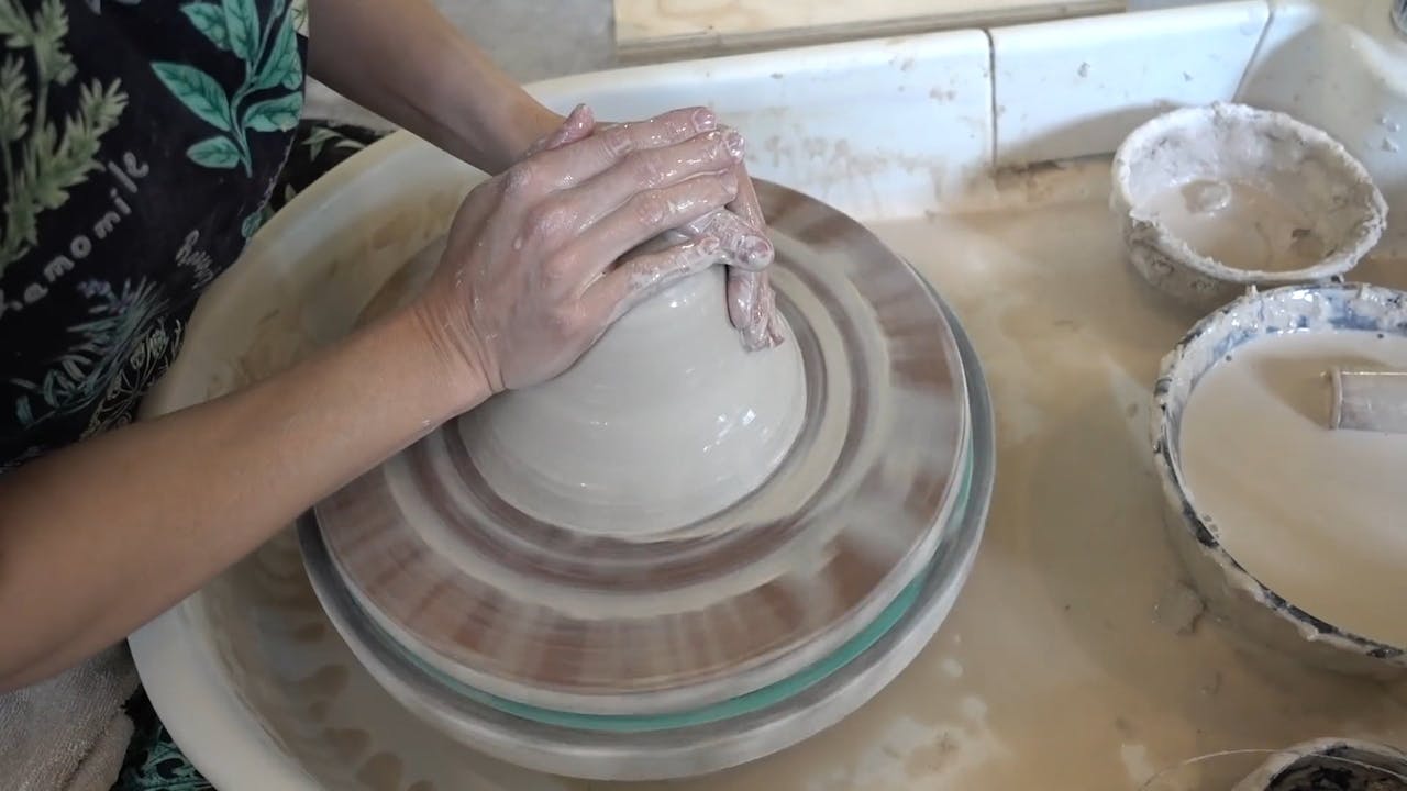 0904 Throwing A Dinner Plate ClayShare Online Pottery and Ceramics