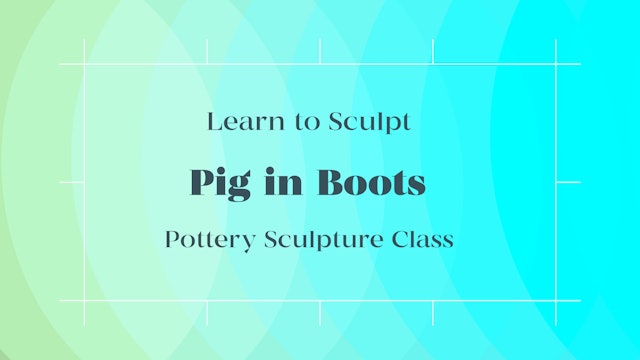 Pig In Boots Sculpture
