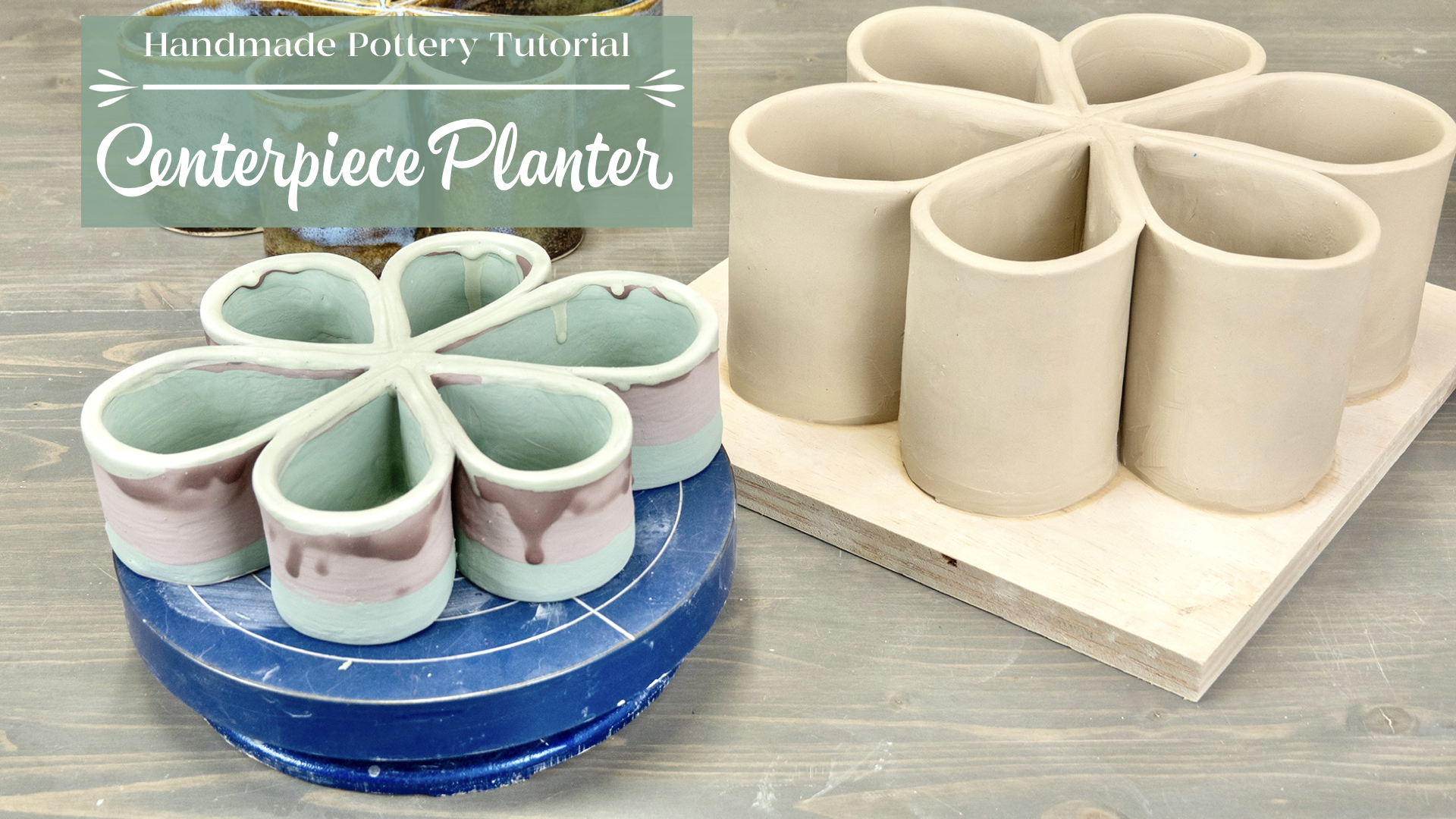 Centerpiece Planter ClayShare Online Pottery and Ceramics Classes