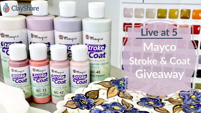 Mayco Stroke and Coat Giveaway