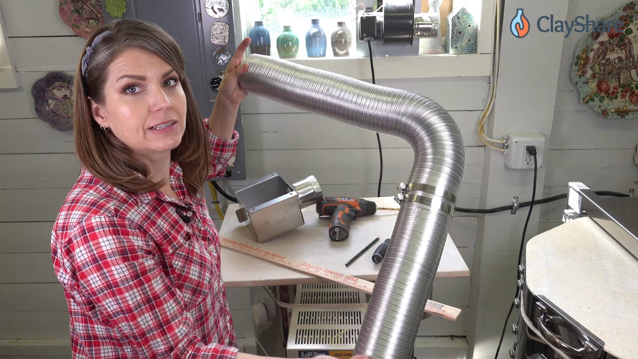 InstallKilnVent Install A Kiln Vent ClayShare Online Pottery and