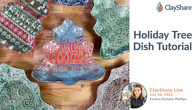 Holiday Tree Dish Tutorial