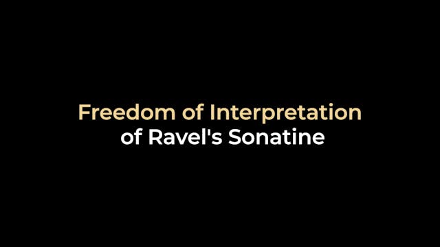 Freedom of Interpretation of Ravel's ...