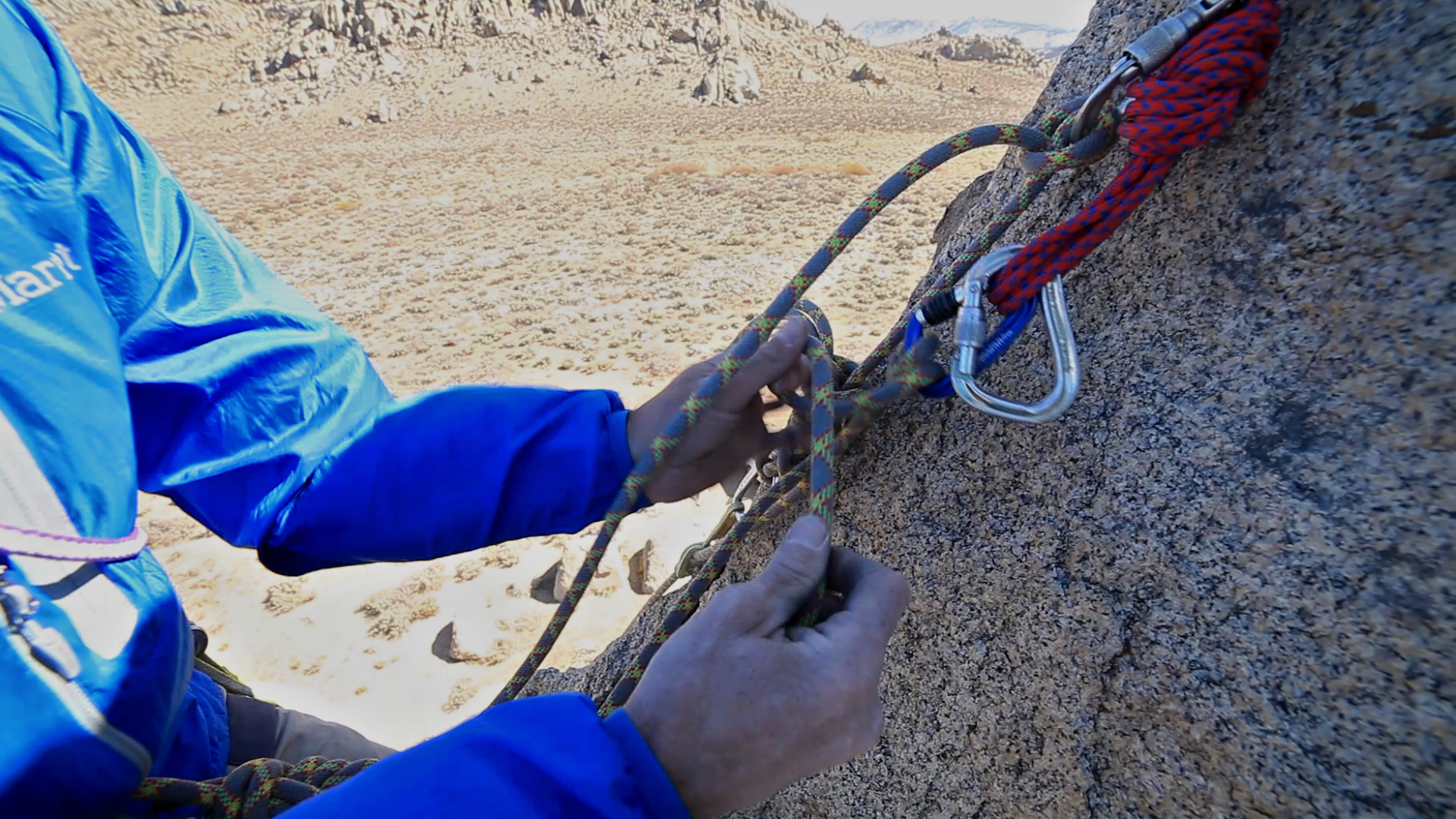 Advanced Rockcraft - How to Escape the Belay with Re-Direct