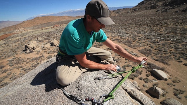 Basic & Intermediate Outdoor Climbing: 7. Top Rope Anchor - Using a Cordelette