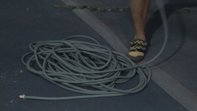Gym Lead Climbing: 13. Stacking the Rope