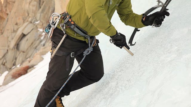 Ice Climbing: 13. Placing Ice Screws